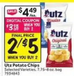 Stop&Shop UTZ Potato Chips offer