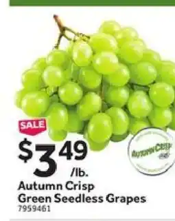 Stop&Shop Autumn Crisp Green Seedless Grapes offer