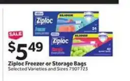 Stop&Shop Ziploc Freezer or Storage Bags offer