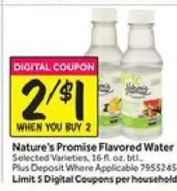 Stop&Shop Nature's Promise Flavored Water offer