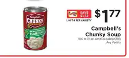 ShopRite Campbell's Chunky Soup offer