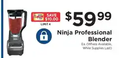 ShopRite Ninja Professional Blender offer