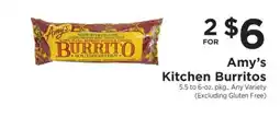 ShopRite Amy’s Kitchen Burritos offer