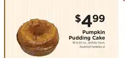 ShopRite Pumpkin Pudding Cake offer