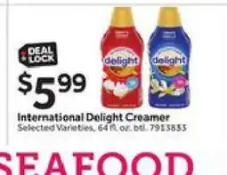 Stop&Shop International Delight Creamer offer