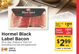 ShopRite Hormel Black Label Bacon offer