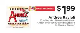 ShopRite Andrea Ravioli offer