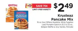 ShopRite Krusteaz Pancake Mix offer