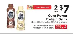 ShopRite Core Power Protein Drink offer