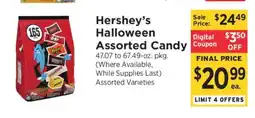 ShopRite Hershey's Halloween Assorted Candy offer