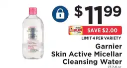 ShopRite Garnier Skin Active Micellar Cleansing Water offer