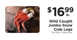 ShopRite Wild Caught Jumbo Snow Crab Legs offer