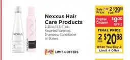 ShopRite Nexxus Hair Care Products offer