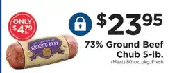 ShopRite Ground Beef Chub offer