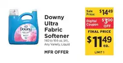 ShopRite Downy Ultra Fabric Softener offer
