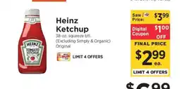 ShopRite Heinz Ketchup offer