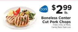 ShopRite Boneless Center Cut Pork Chops offer