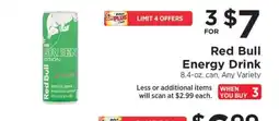 ShopRite Red Bull Energy Drink offer