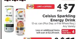 ShopRite Celsius Sparkling Energy Drink offer