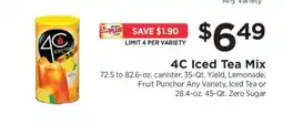 ShopRite 4C Iced Tea Mix offer