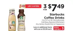 ShopRite Starbucks Coffee Drinks offer