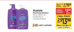 ShopRite Aussie Moist Pump Shampoo offer