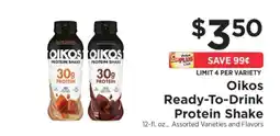 ShopRite Oikos Ready To Drink Protein Shake offer