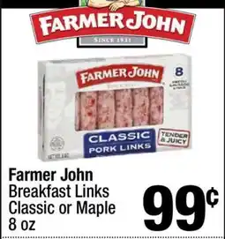 Super King Markets Farmer John Breakfast Links offer