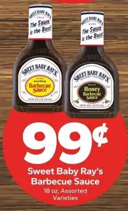 Save a Lot Sweet Baby Ray's Barbecue Sauce offer