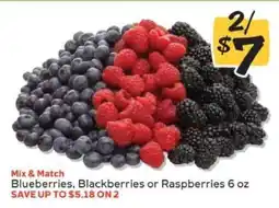 Winn Dixie Blueberries, Blackberries or Raspberries offer
