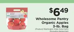 ShopRite Wholesome Pantry Organic Apples offer