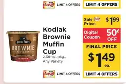 ShopRite Kodiak Brownie Muffin Cup offer