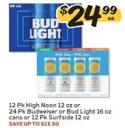 Winn Dixie Bud Light or High Noon offer