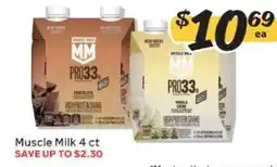 Winn Dixie Muscle Milk 4 ct offer