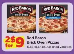 Save a Lot Red Baron Brick Oven Pizzas offer