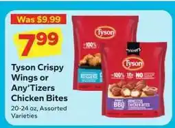 Save a Lot Tyson Crispy Wings or Any'Tizers Chicken Bites offer