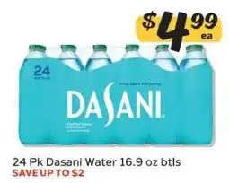 Winn Dixie 24 Pk Dasani Water 16.9 oz btls offer