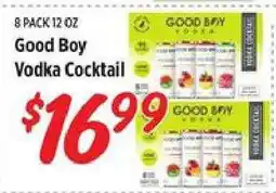 Rouses Good Boy Vodka Cocktail offer
