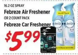 Rouses Febreze Air Freshener OR 2 Count Pack offer