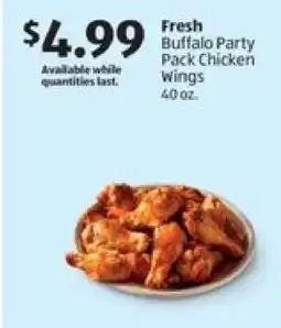 Aldi Fresh Buffalo Party Pack Chicken Wings offer