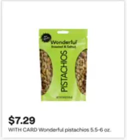CVS Wonderful pistachios 5.5-6 oz offer