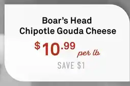 Standard Market Boar's Head Chipotle Gouda Cheese offer