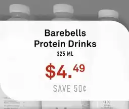 Standard Market Barebells Protein Drinks offer