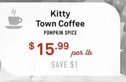 Standard Market Kitty Town Coffee PUMPKIN SPICE offer