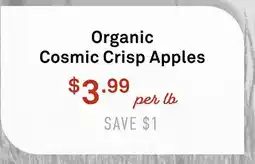 Standard Market Organic Cosmic Crisp Apples offer