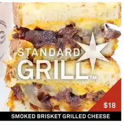 Standard Market SMOKED BRISKET GRILLED CHEESE offer