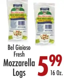 Garden Fresh Market Bel Gioioso Fresh Mozzarella Logs offer