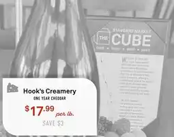 Standard Market Hook's Creamery ONE YEAR CHEDAR offer