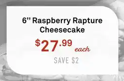 Standard Market 6 Raspberry Rapture Cheesecake offer