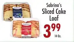 Garden Fresh Market Sabrina's Sliced Cake Loaf offer